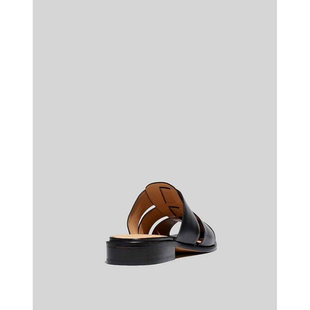Madewell The Dixson Fisherman Mule in True Black - Picture 3 of 9